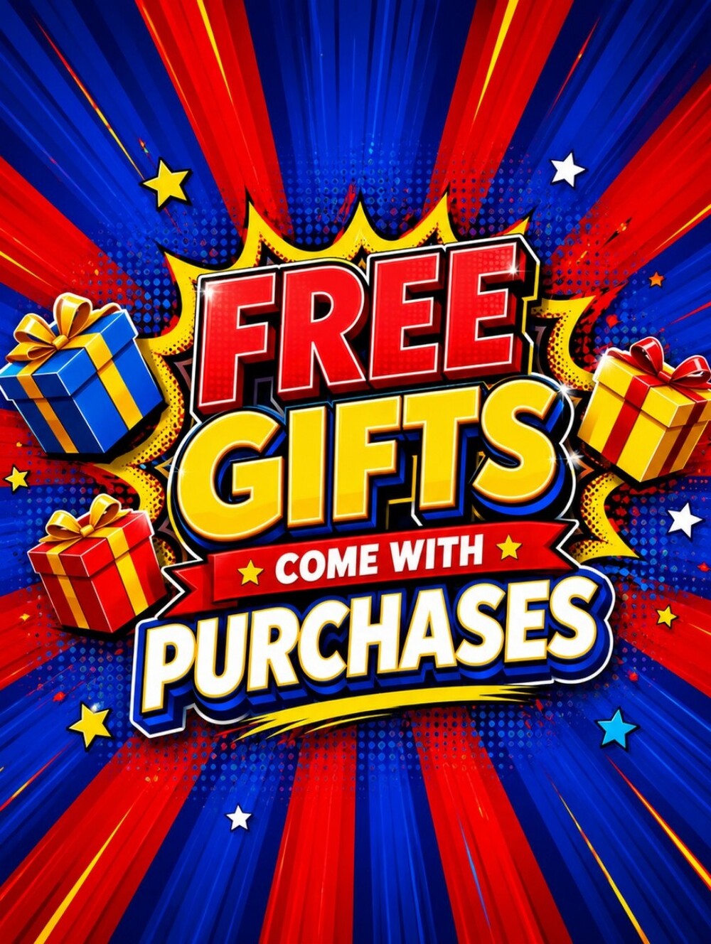 Advertising Free Gifts Come With Purchases